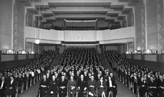 Staff in the Concert Hall