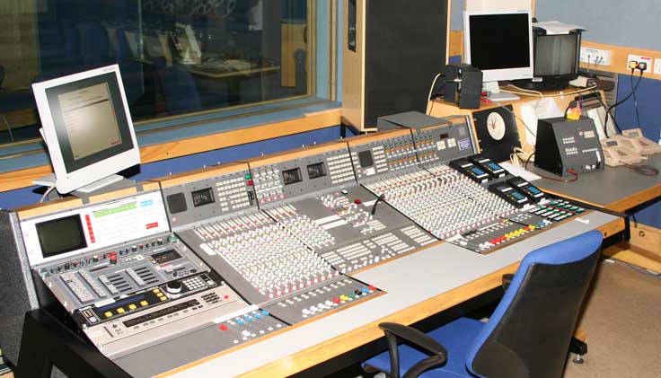 Calrec desk in later years