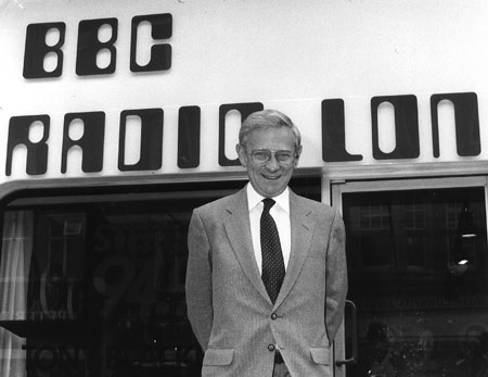 Johnny Longden outside BBC Radio London Johnny Longden