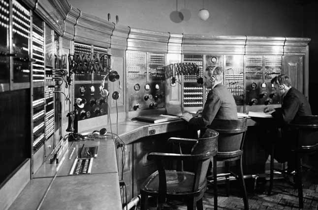 The Control Room in 1935