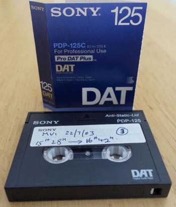Sony DAT Tape