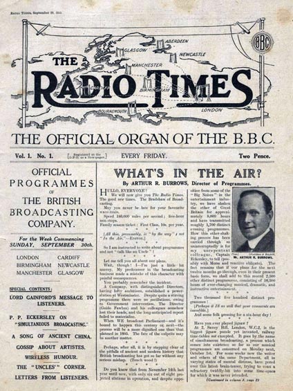 Radio Times issue 1